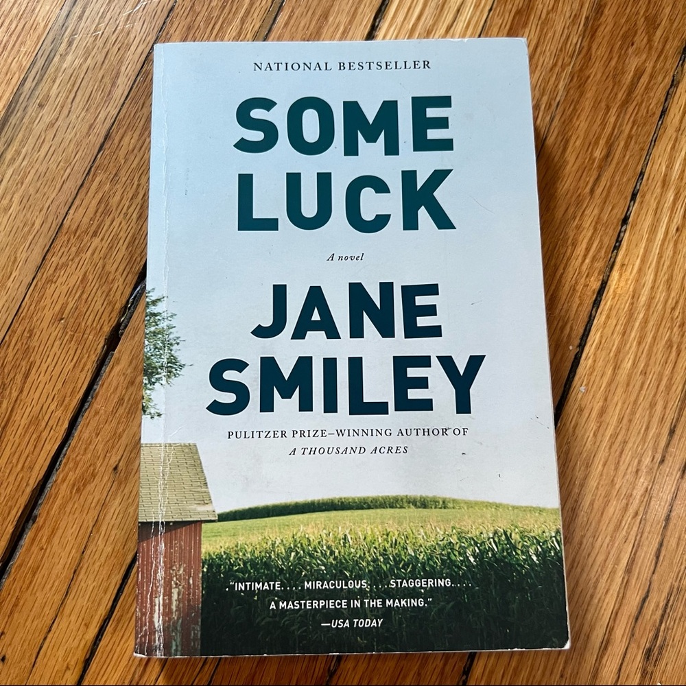 Paperback “Some Luck” Jane Smiley, 
Bestseller, Fiction Book Club